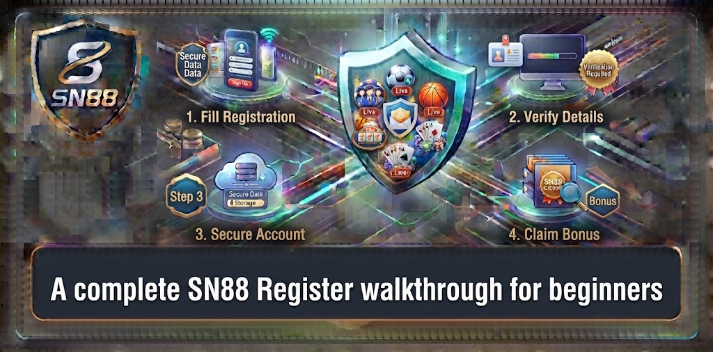 A complete SN88 Register walkthrough for beginners