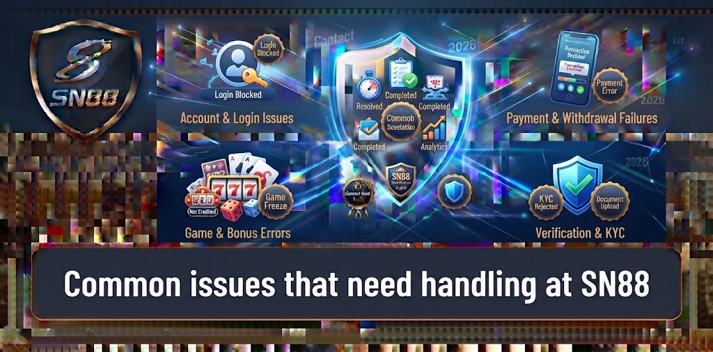 Common issues that need handling at SN88