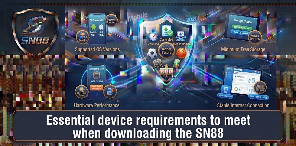 Essential device requirements to meet when downloading the SN88