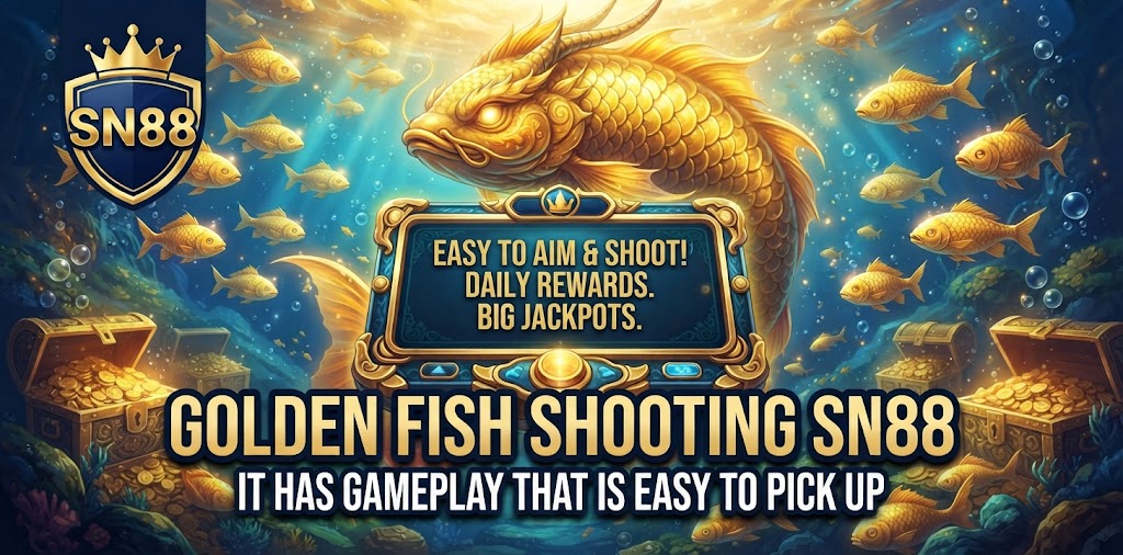 Golden Fish Shooting SN88 It has gameplay that is easy to pick up