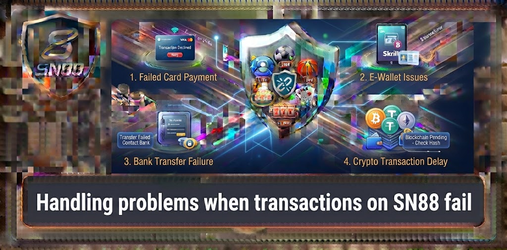Handling problems when transactions on SN88 fail