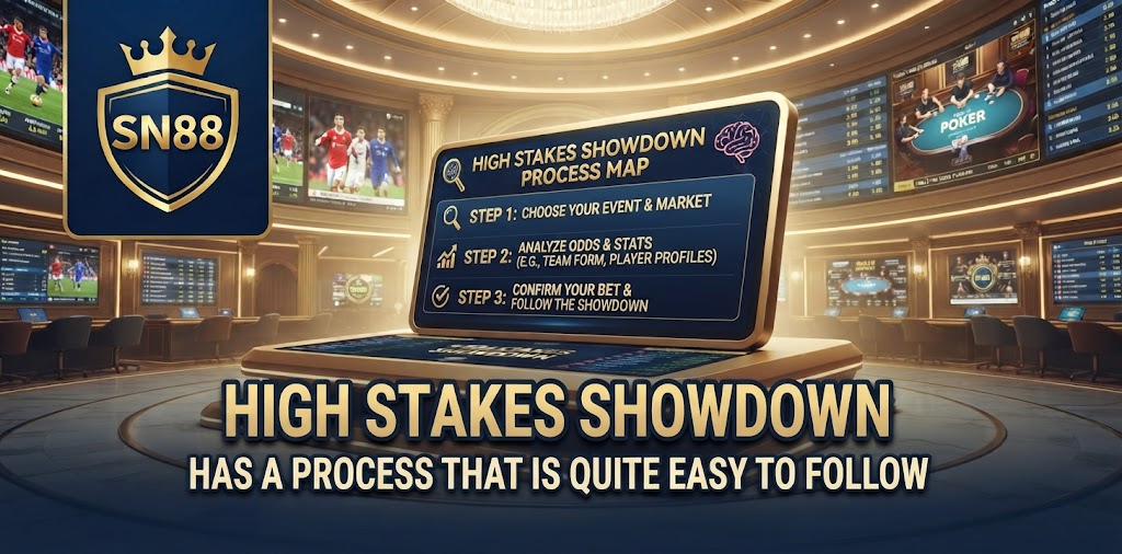 High Stakes Showdown has a process that is quite easy to follow