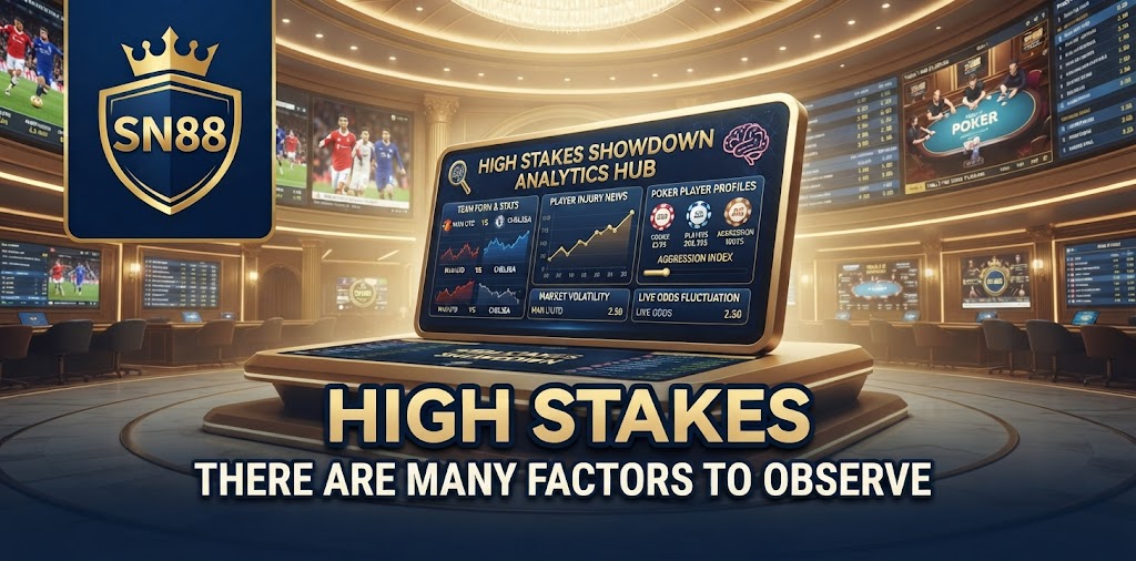 High Stakes Showdown There are many factors to observe
