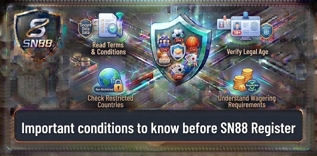 Important conditions to know before SN88 Register