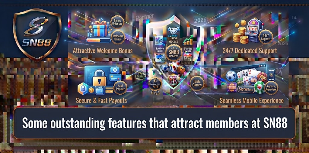 Some outstanding features that attract members at SN88