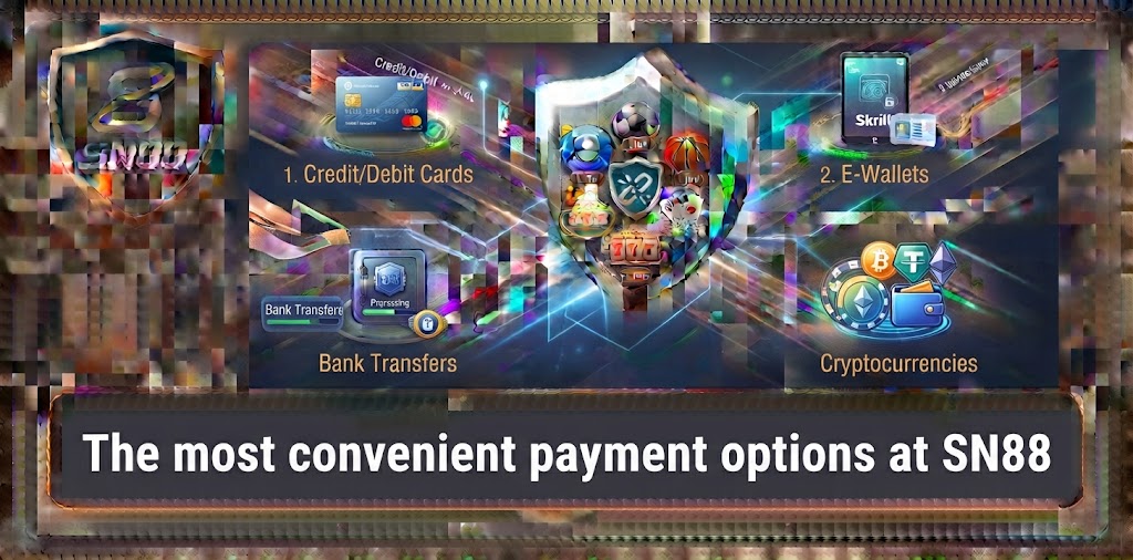The most convenient payment options at SN88