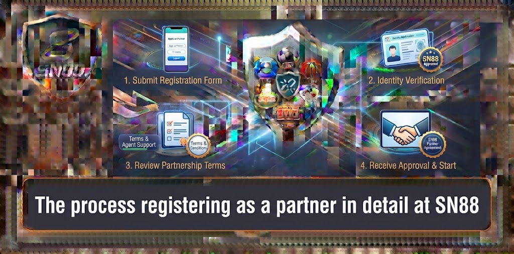 The process registering as a partner in detail at SN88