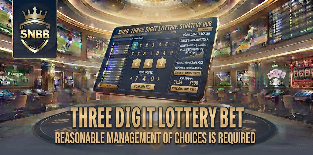 Three digit lottery bet Reasonable management of choices is required
