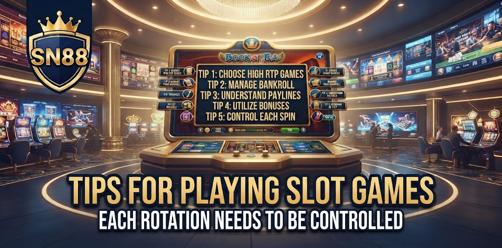 Tips for Playing Slot Games Each rotation needs to be controlled