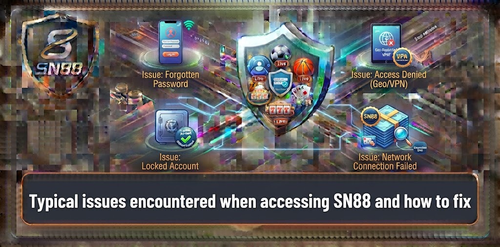 Typical issues encountered when accessing SN88 and how to fix