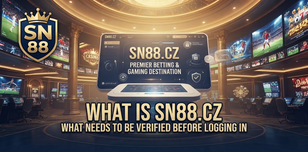 What is SN88.CZ What needs to be verified before logging in