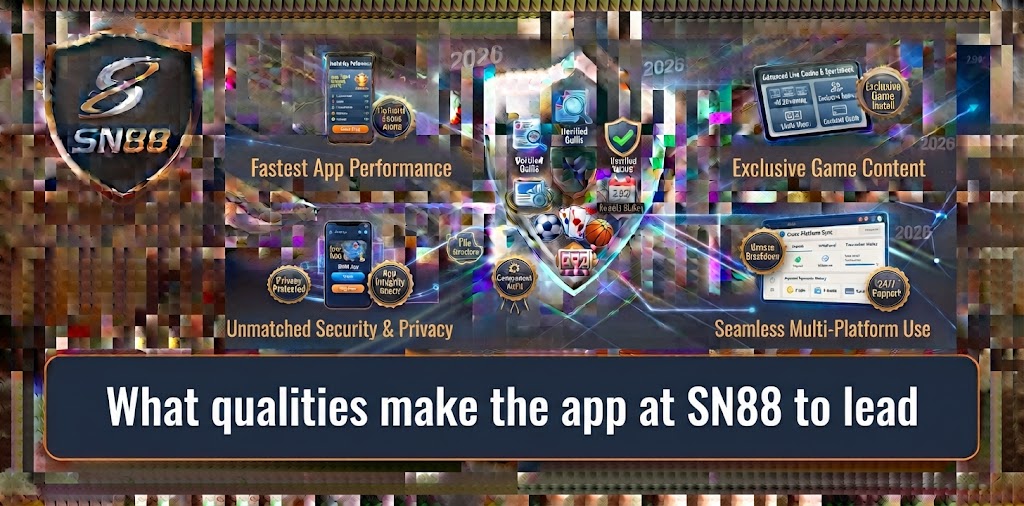 What qualities make the app at SN88 to lead